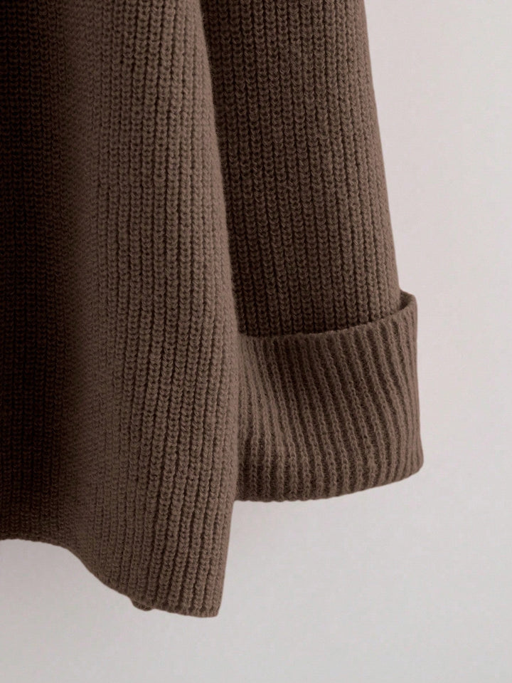 Cardigan SHEIN, maro