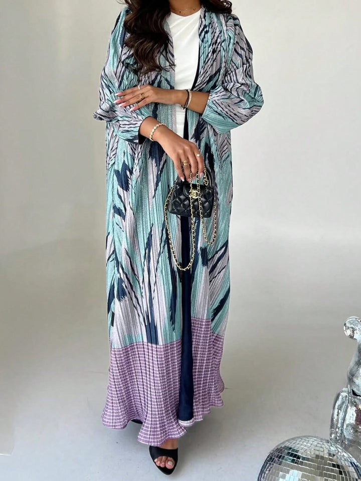 Set caftan și jalabiya SHEIN, mix culori