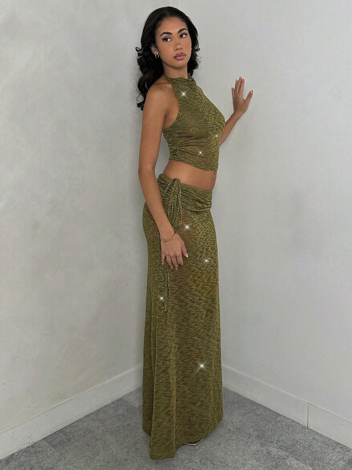 SHEIN együttes, khaki