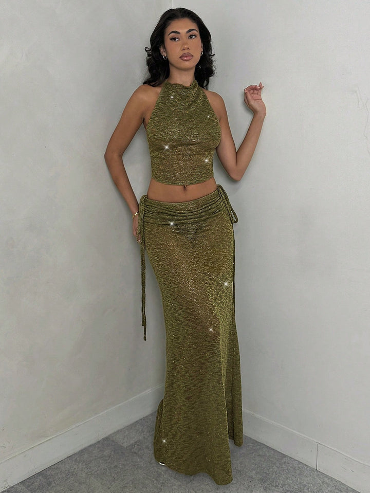 SHEIN együttes, khaki