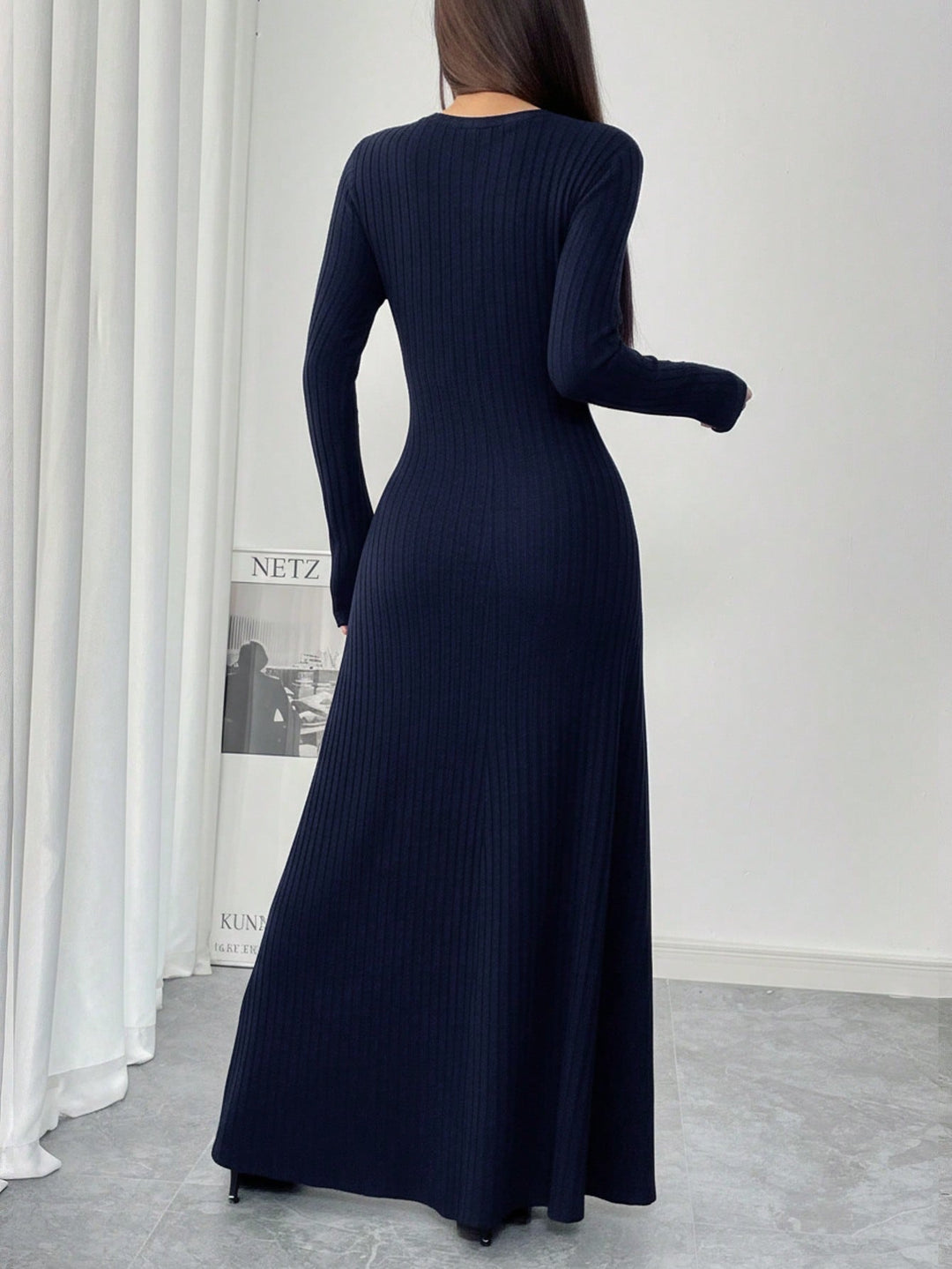 Rochie maxi SHEIN, albastru