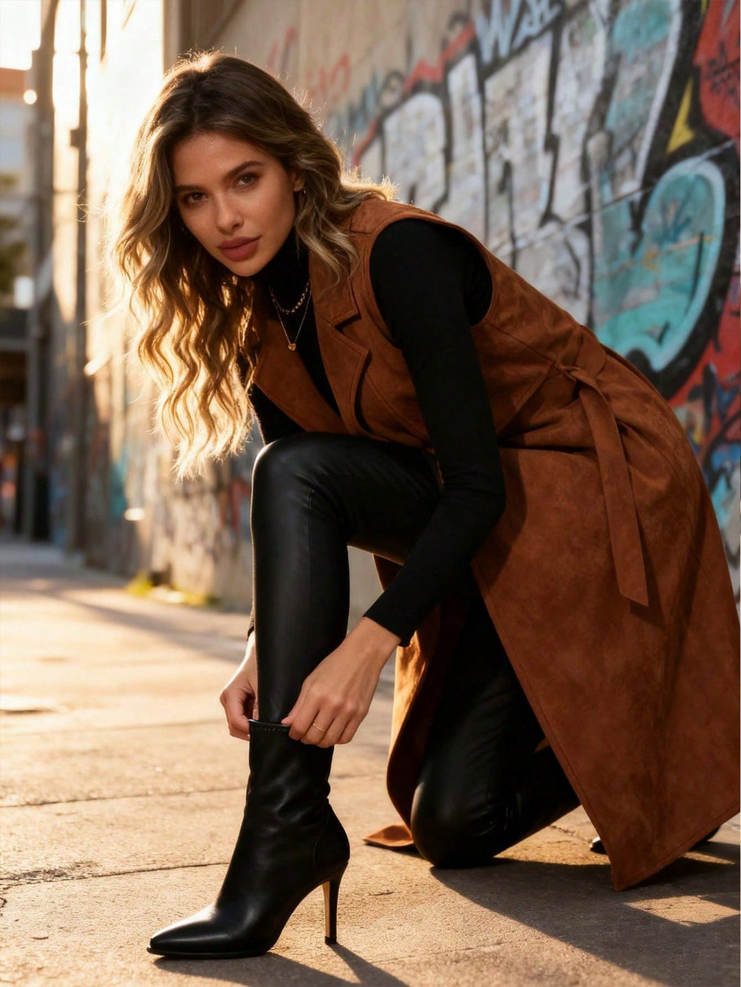 Trench SHEIN, maro