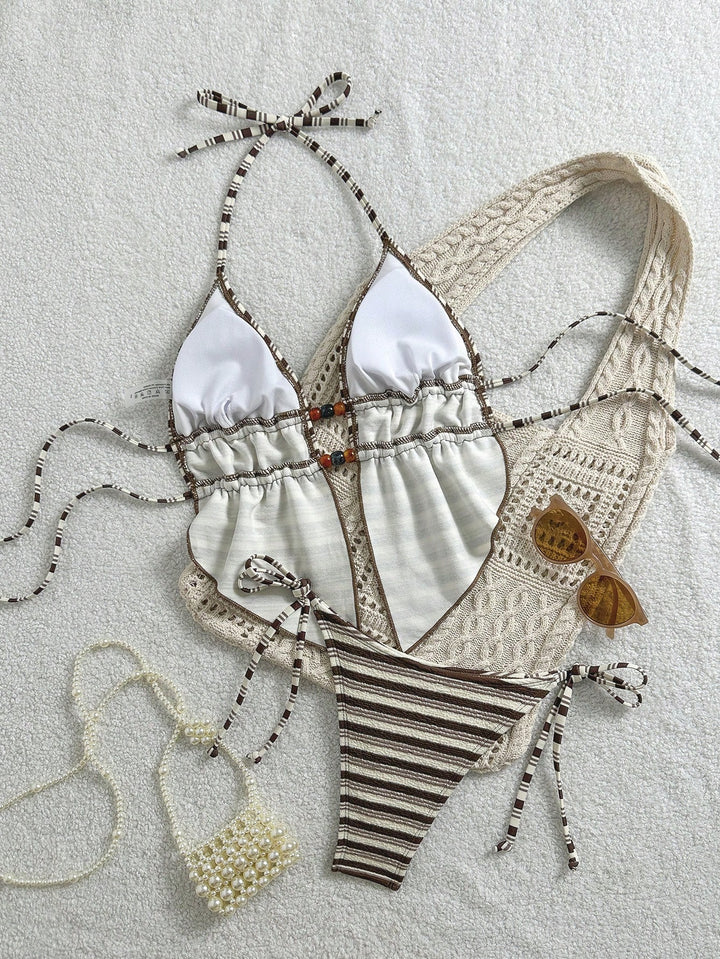 Costum de baie SHEIN, mix culori