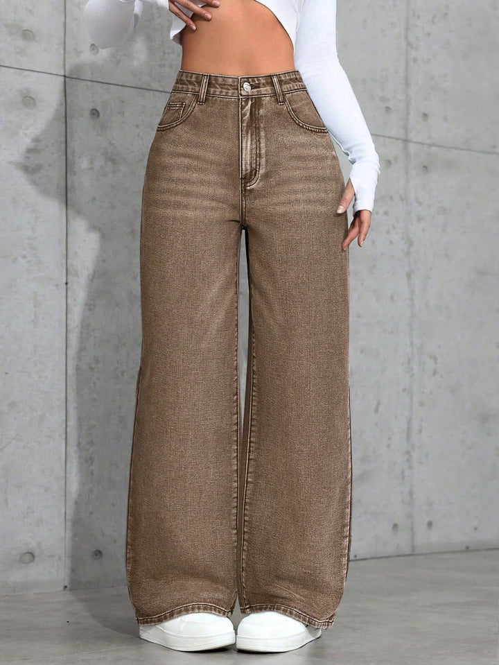 Jeans SHEIN, maro