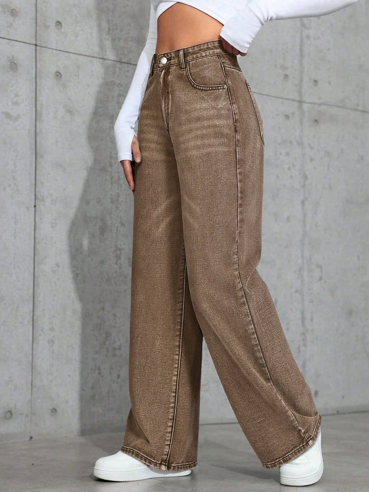 Jeans SHEIN, maro