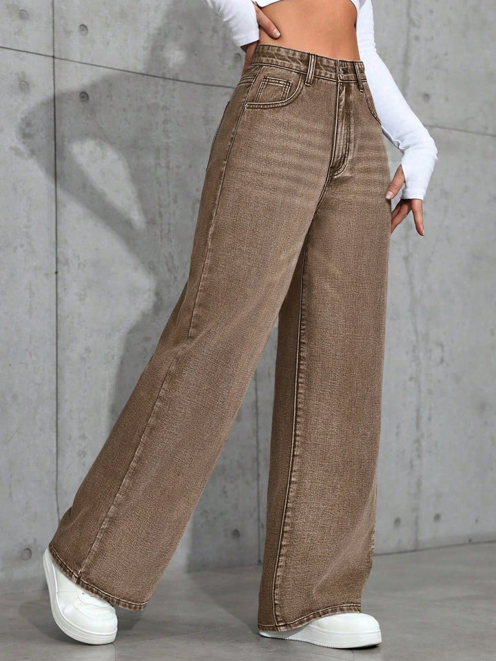Jeans SHEIN, maro