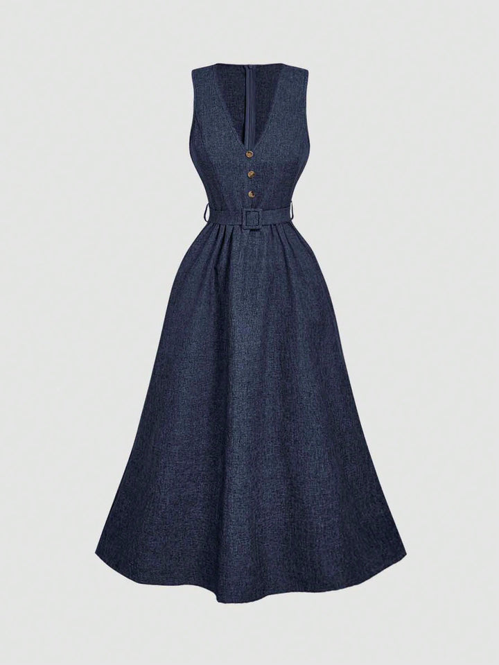 SHEIN Maxi ruha, kék