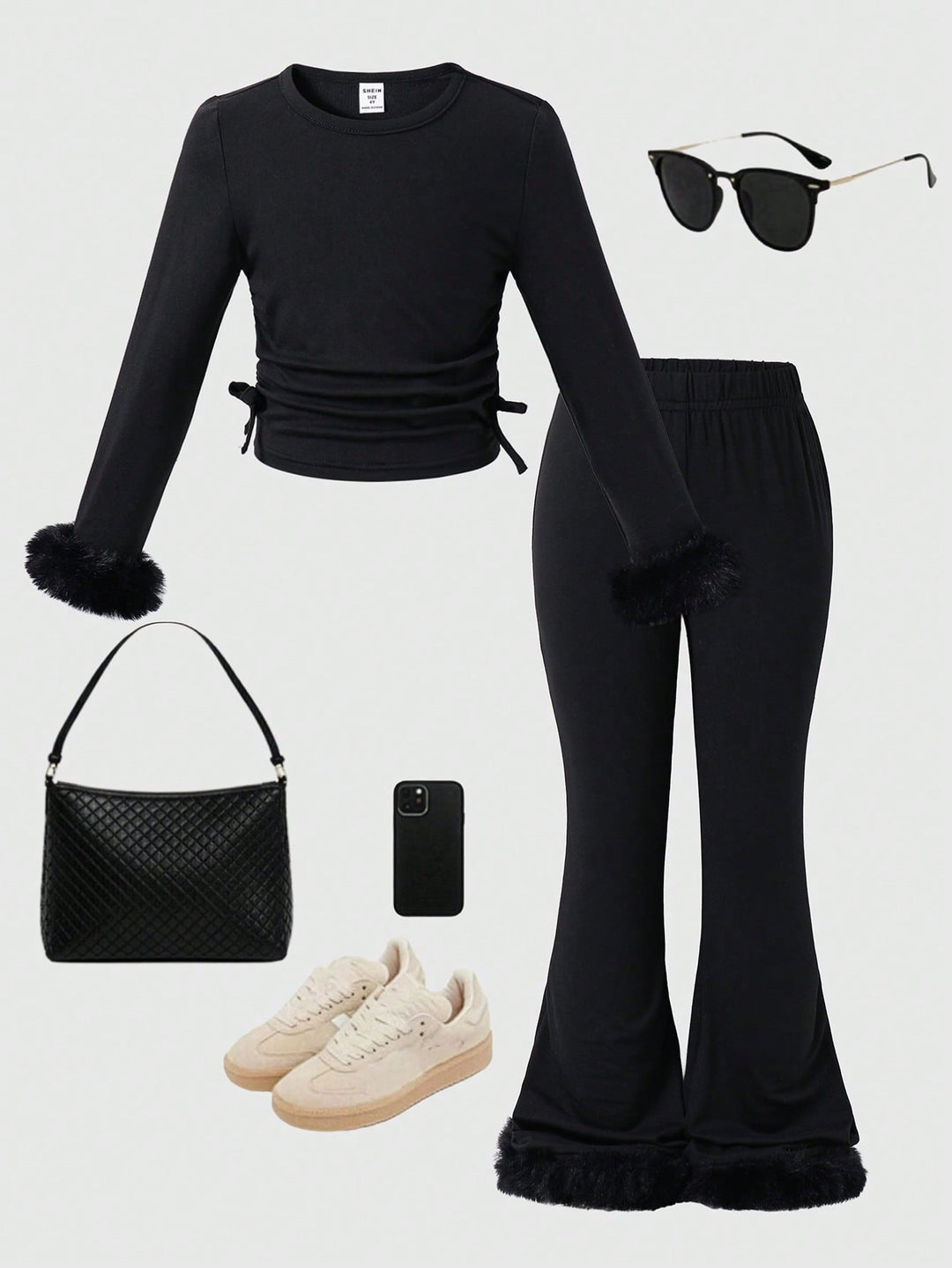Compleu Shein, Negru