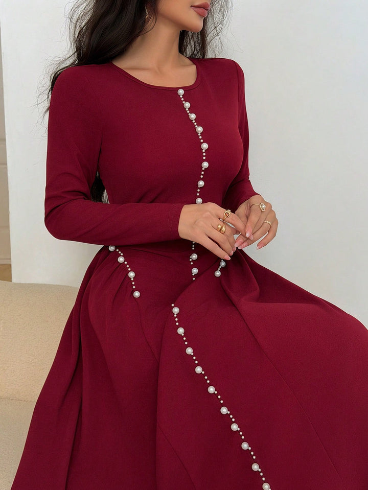 Shein bordó midiruha