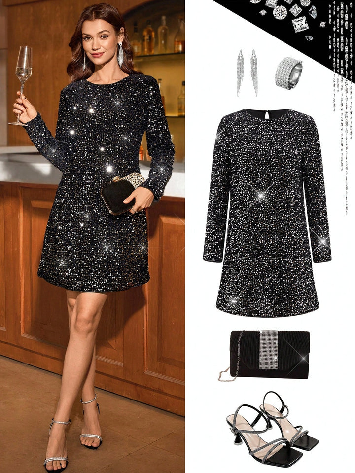 Rochie scurtă SHEIN, negru