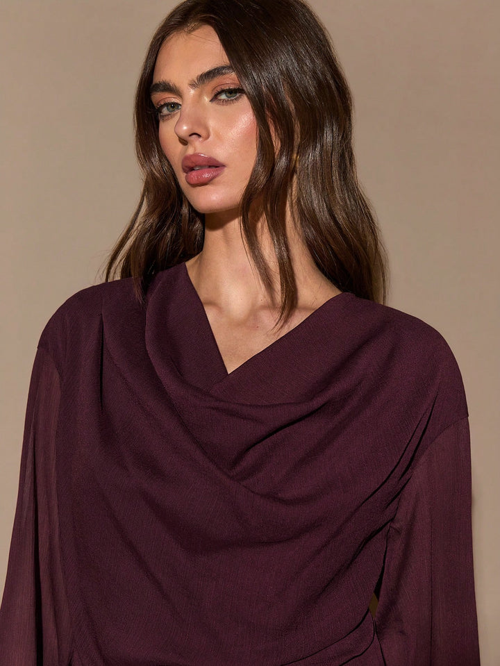 Top SHEIN, vișiniu