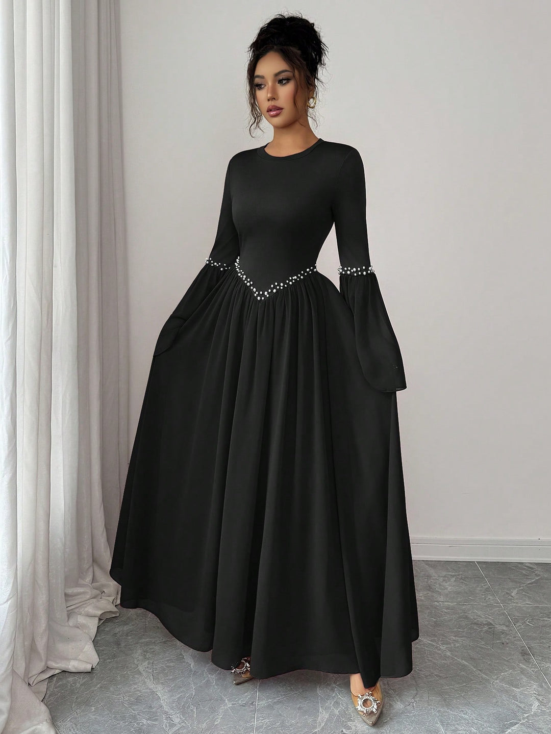 Rochie maxi SHEIN, negru