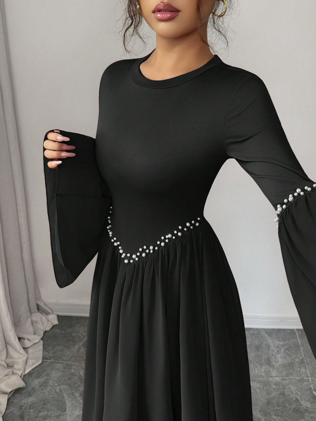 Rochie maxi SHEIN, negru