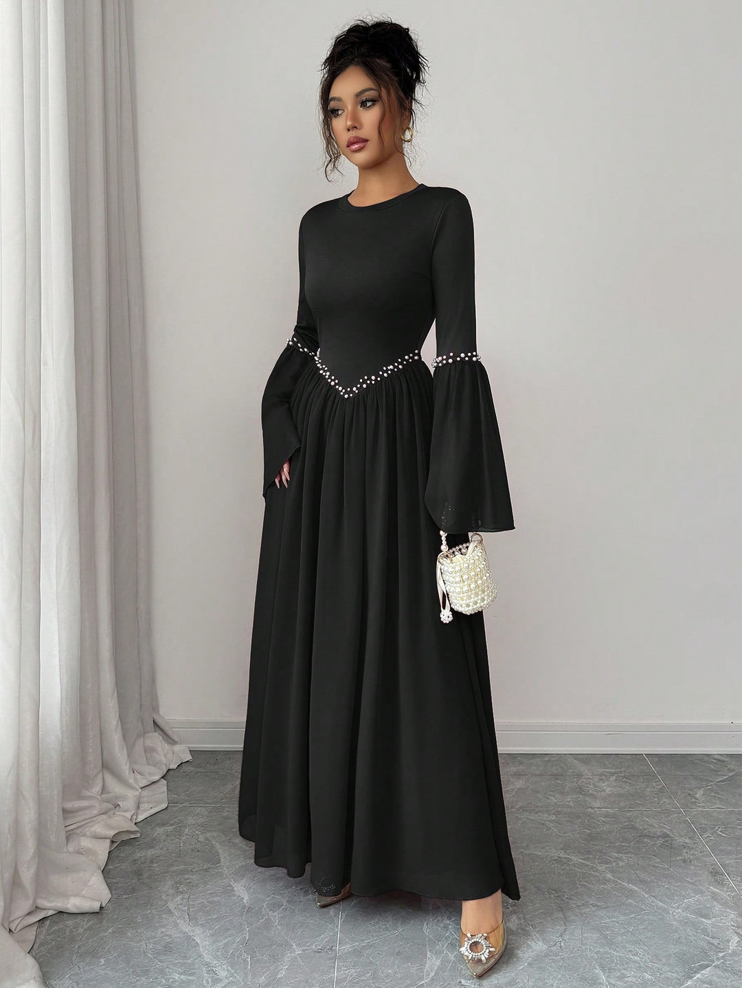 Rochie maxi SHEIN, negru