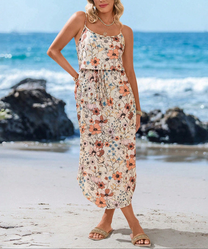 Rochie maxi SHEIN, mix culori