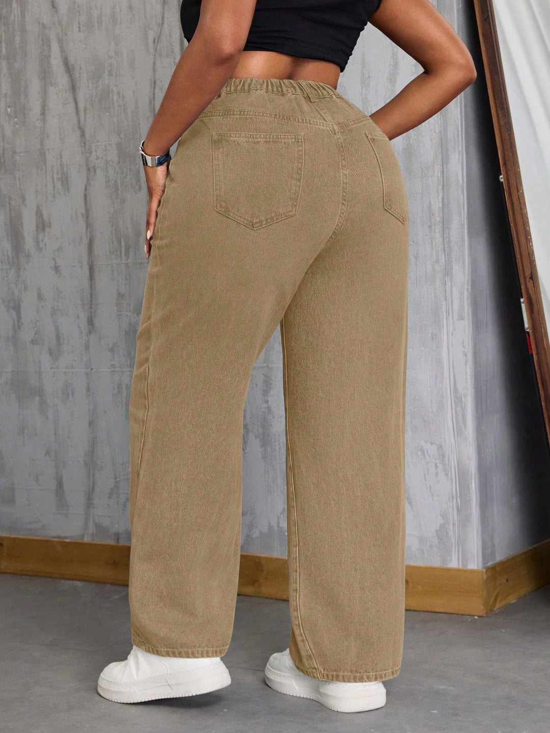 Jeans SHEIN, kaki