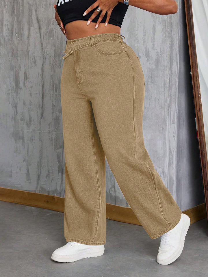 Jeans SHEIN, kaki