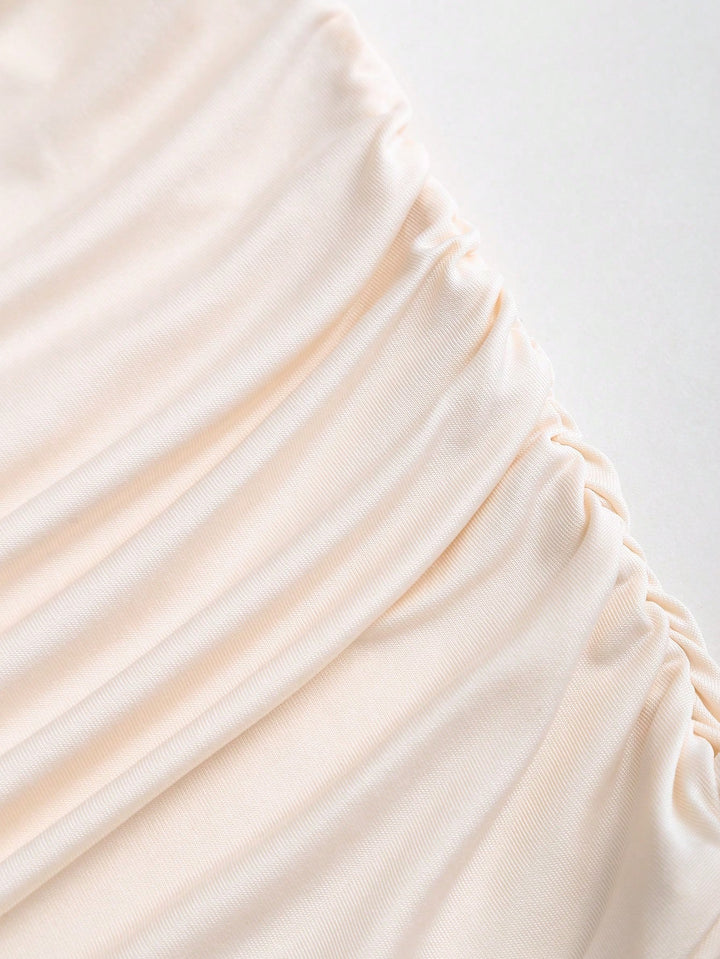 Rochie mini SHEIN, crem