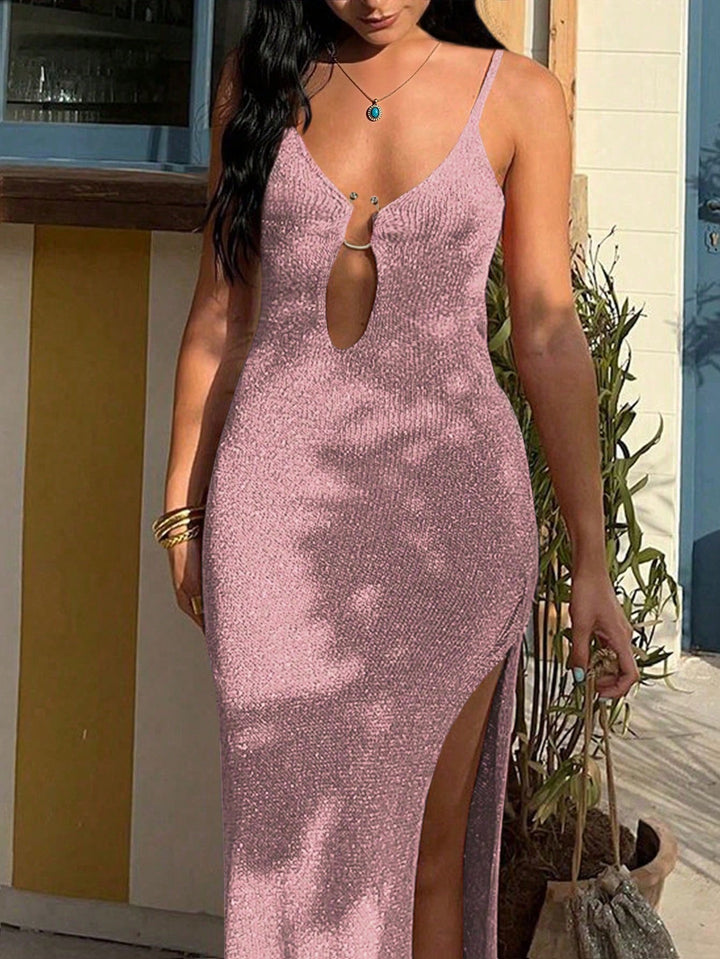 Rochie maxi SHEIN, roz