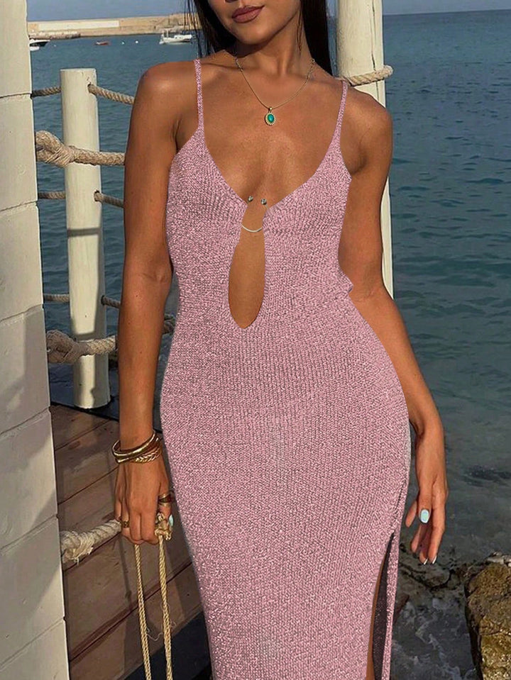 Rochie maxi SHEIN, roz
