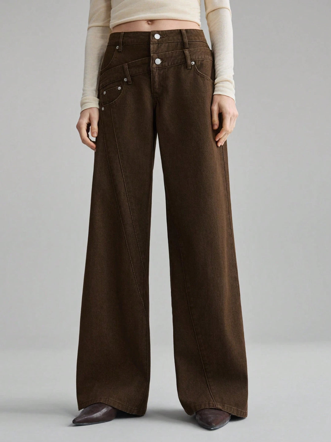 Jeans SHEIN, maro