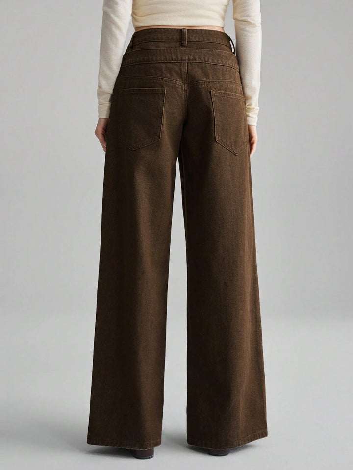 Jeans SHEIN, maro