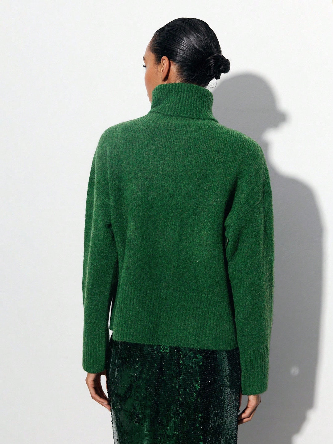 Pulover SHEIN, verde
