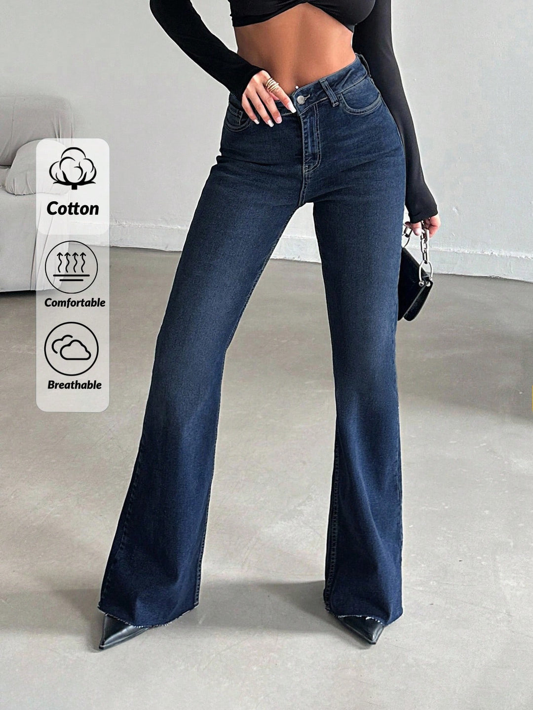Jeans SHEIN, albastru