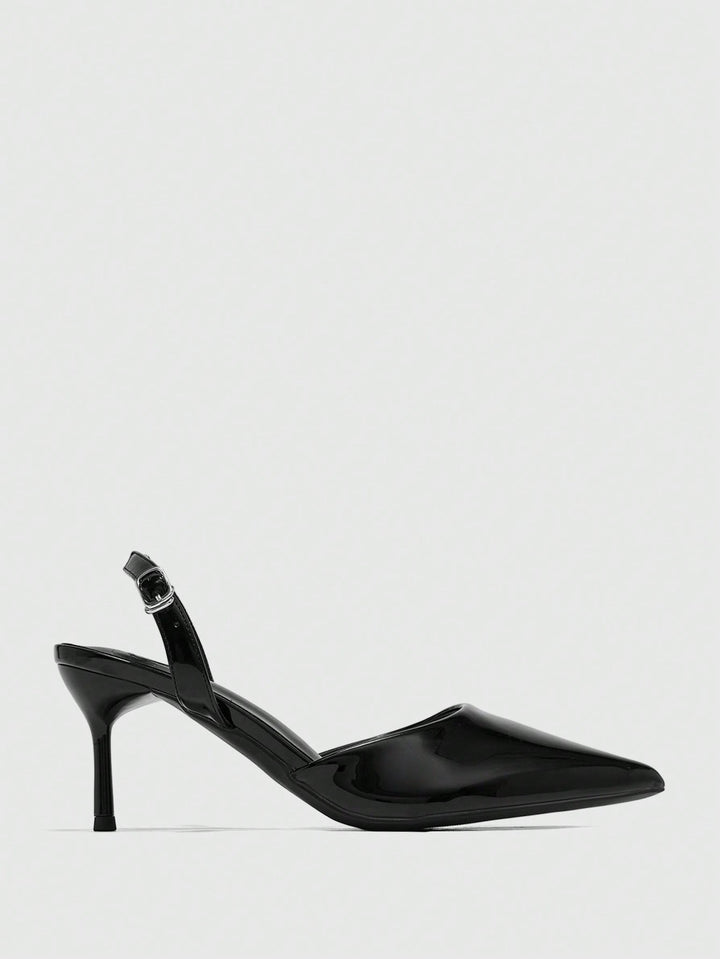 Pantofi cu toc SHEIN, negru