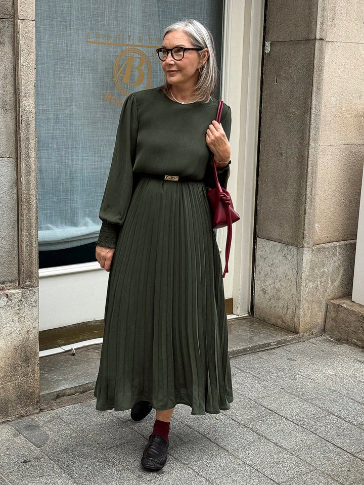 Rochie midi SHEIN, verde