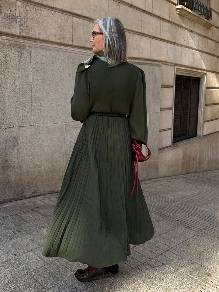 Rochie midi SHEIN, verde