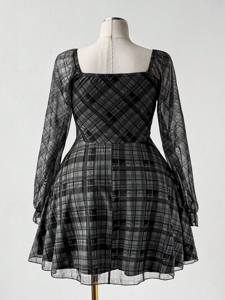 Shein Curve+ miniruha, többszínű