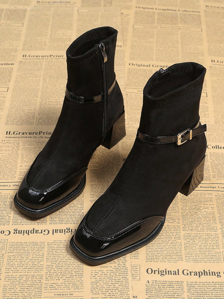 Botine SHEIN, negru
