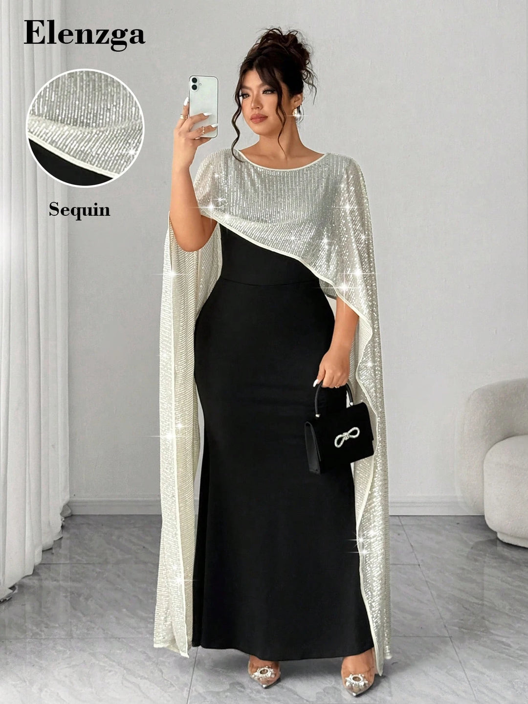 Rochie maxi SHEIN, mix culori