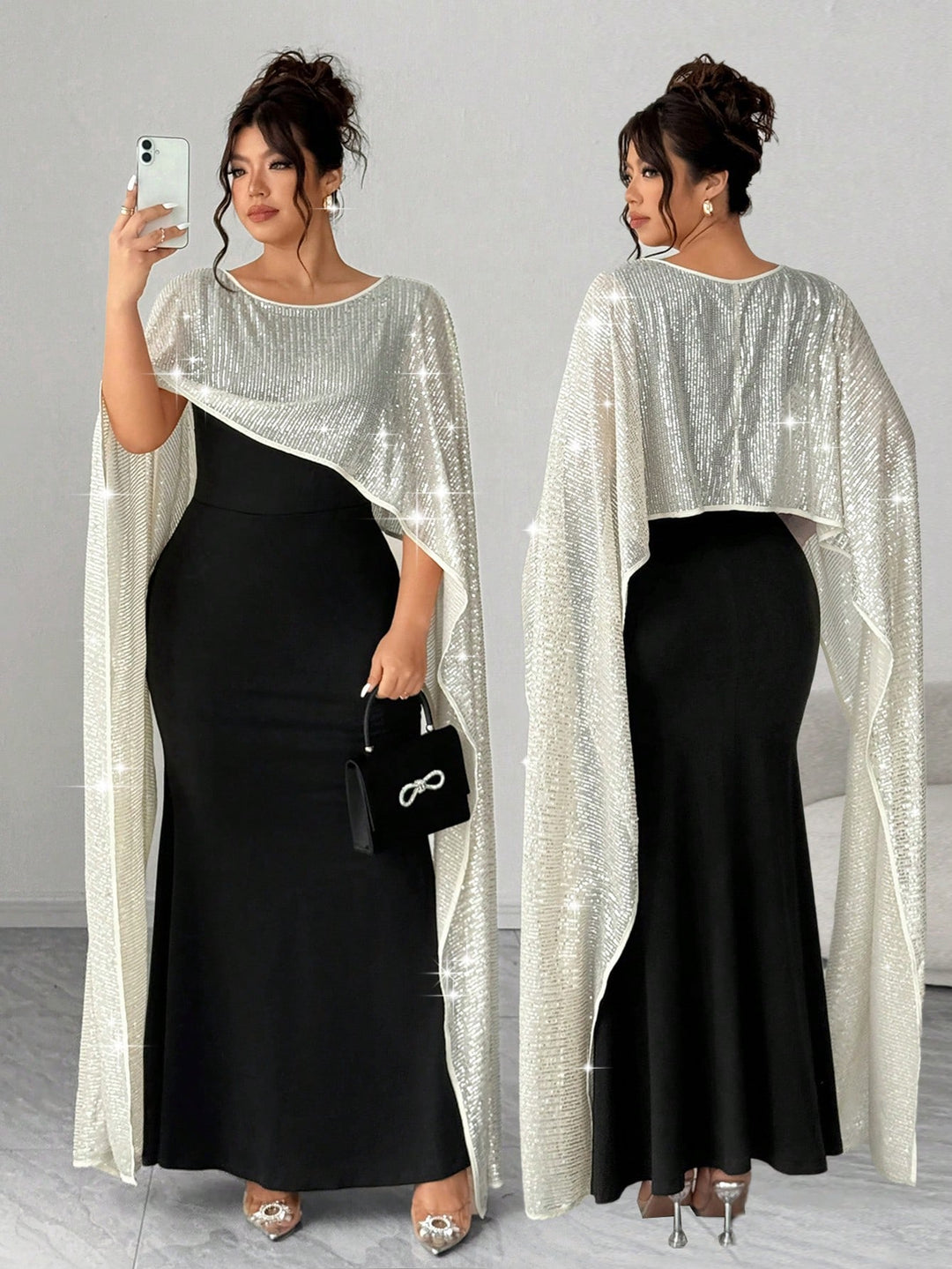 Rochie maxi SHEIN, mix culori