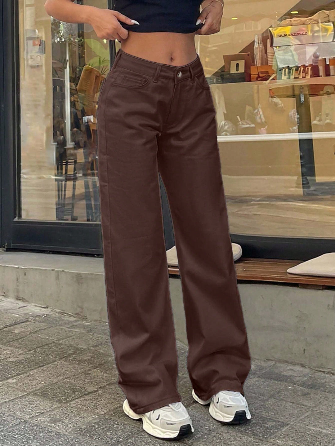 Jeans SHEIN, maro
