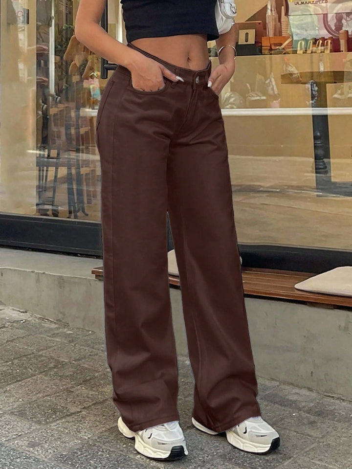 Jeans SHEIN, maro