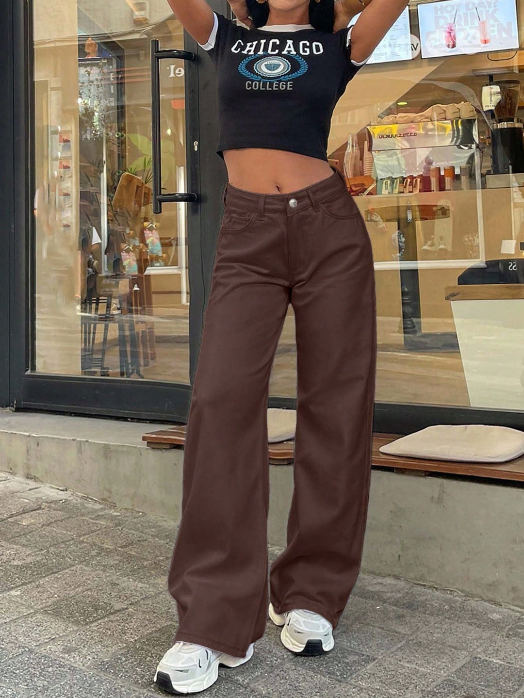 Jeans SHEIN, maro