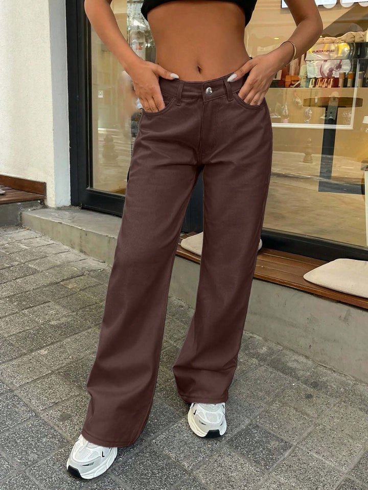 Jeans SHEIN, maro