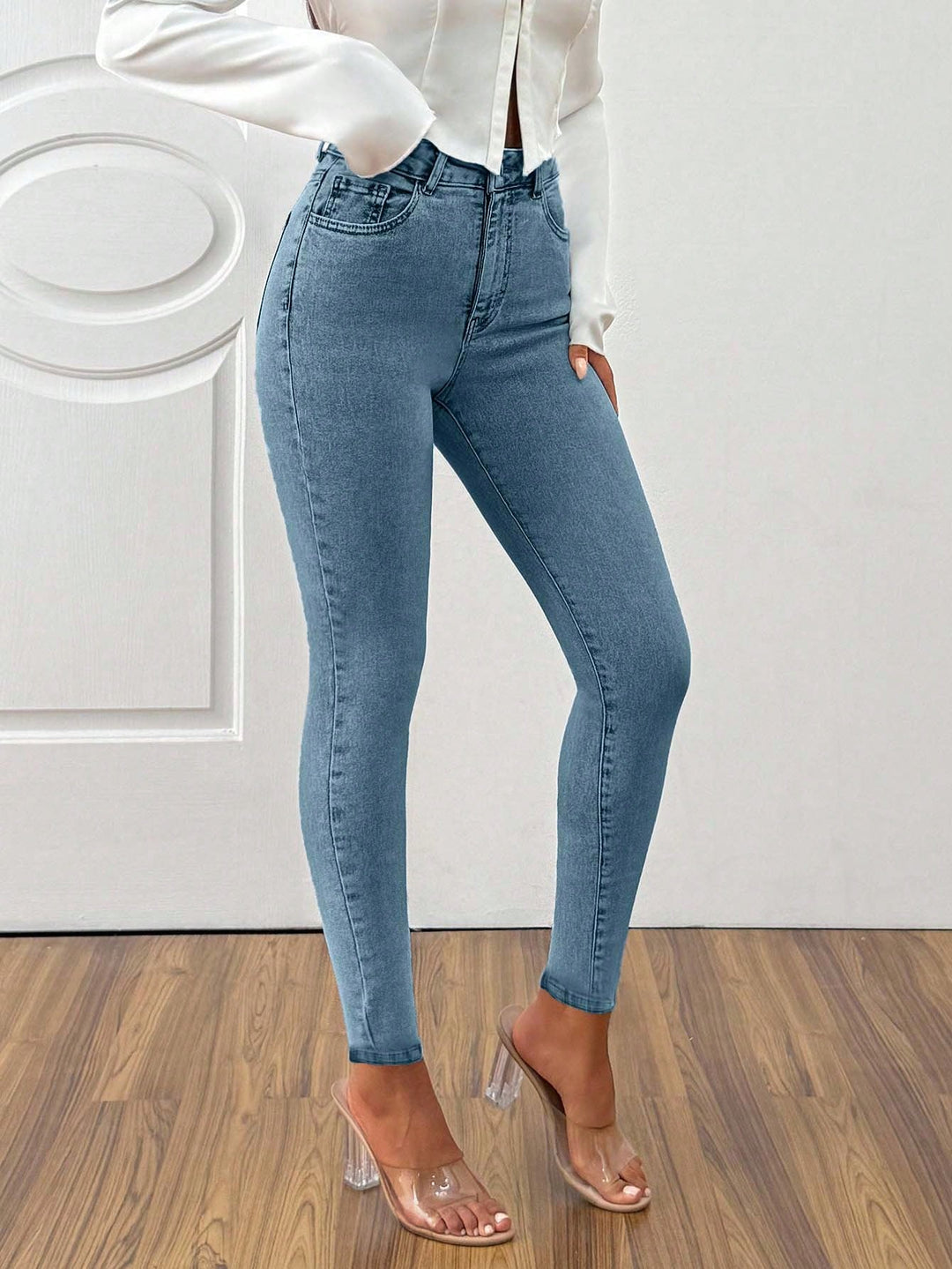 Jeans SHEIN, albastru