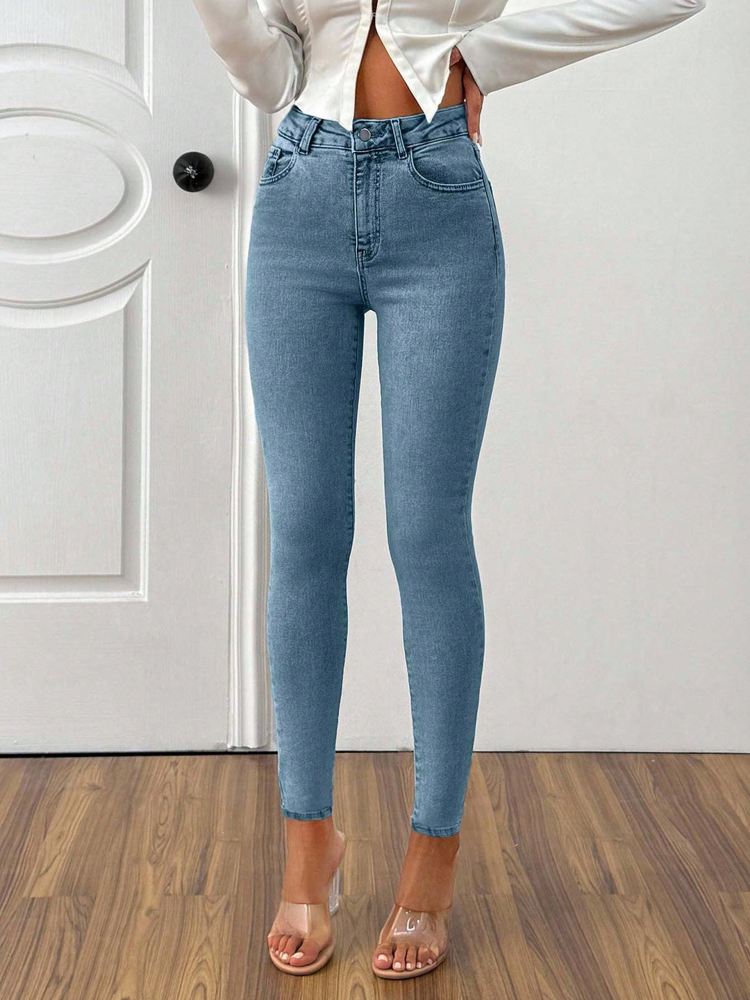 Jeans SHEIN, albastru