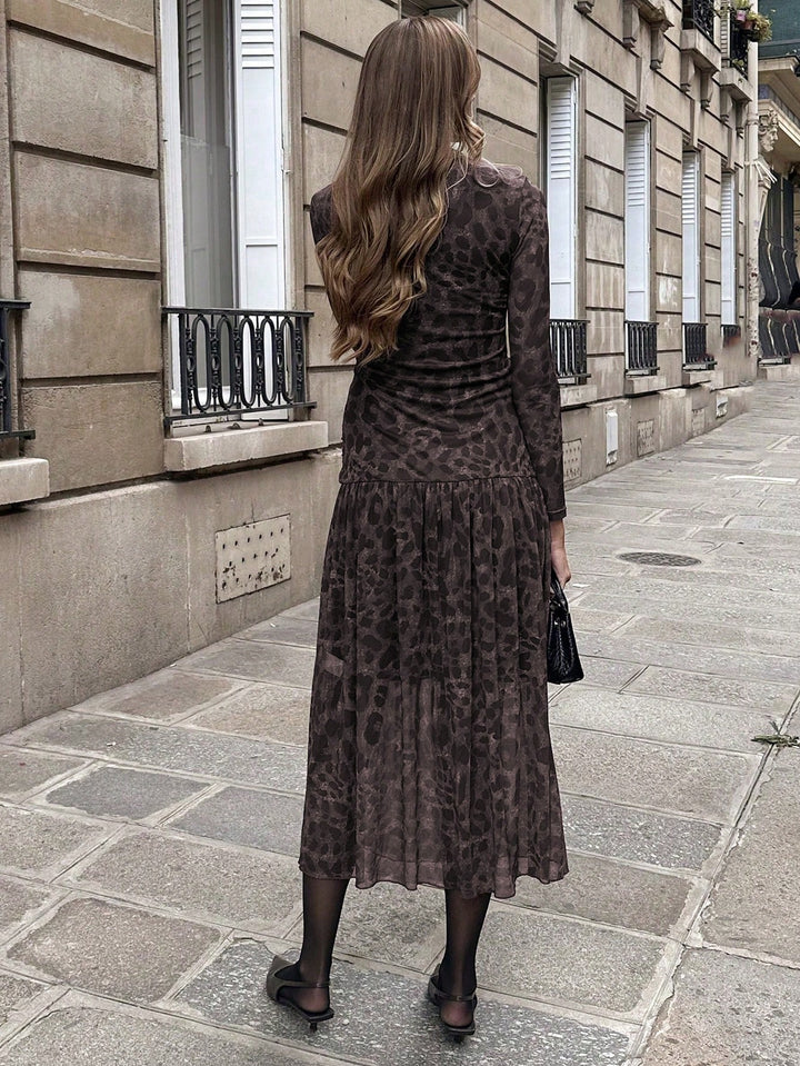 SHEIN maxi ruha, mix színek