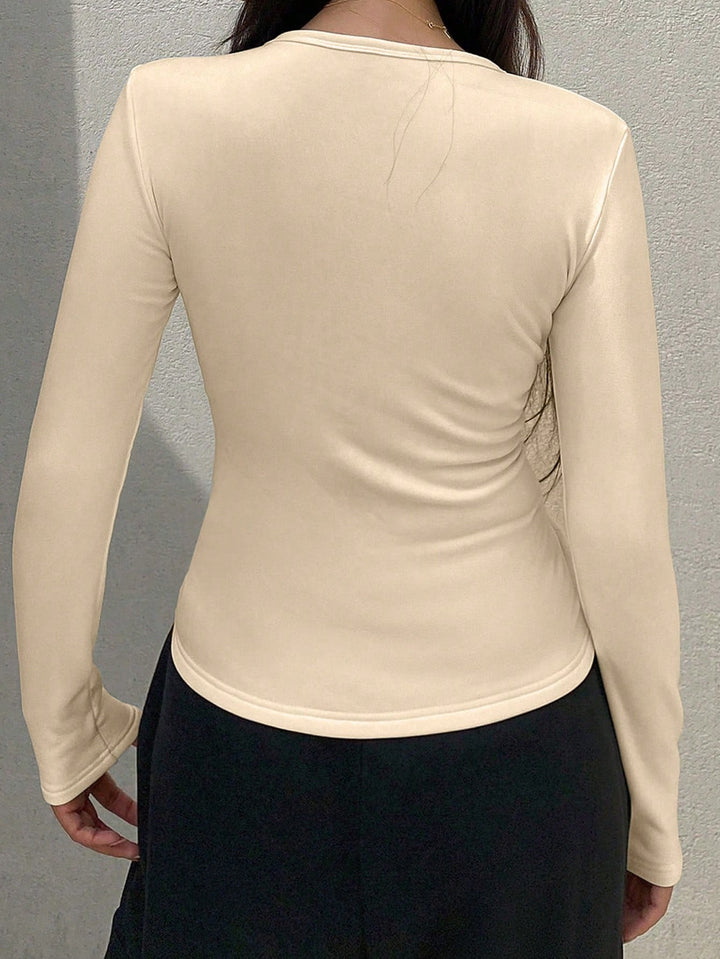 Tricou SHEIN, bej