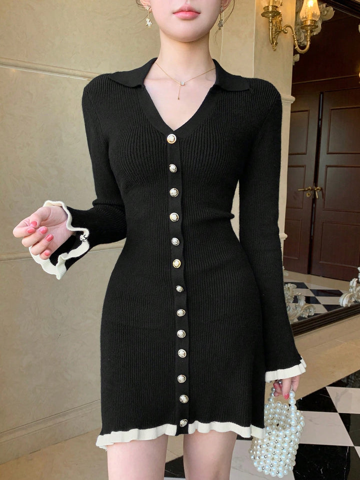 Rochie mini SHEIN, negru