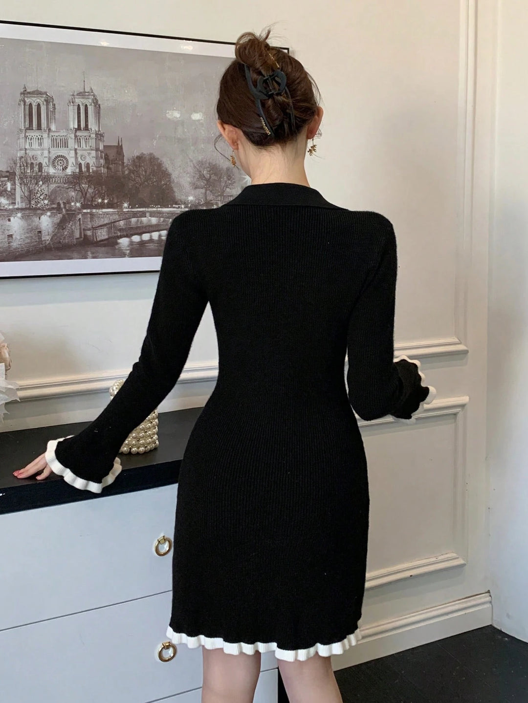 Rochie mini SHEIN, negru