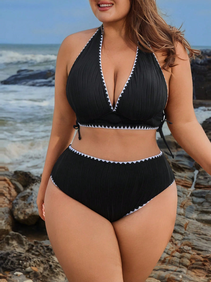 Set bikini de baie SHEIN, negru