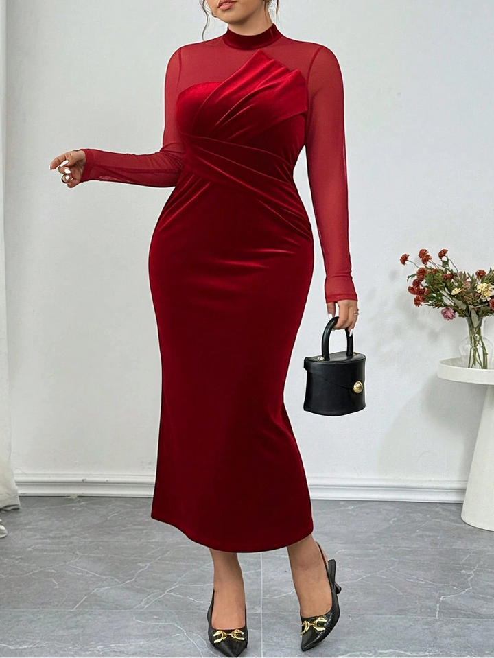 Rochie maxi SHEIN, roșu