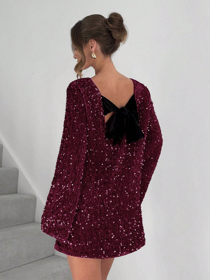 Rochie mini SHEIN, vișiniu