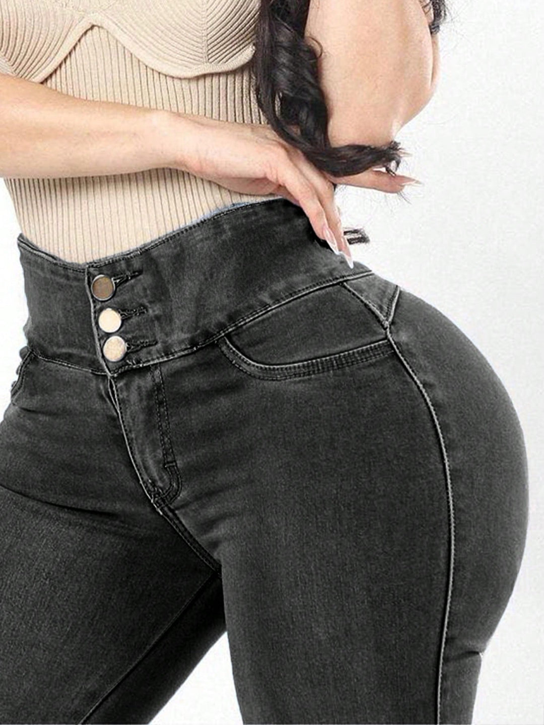 Jeans SHEIN, gri
