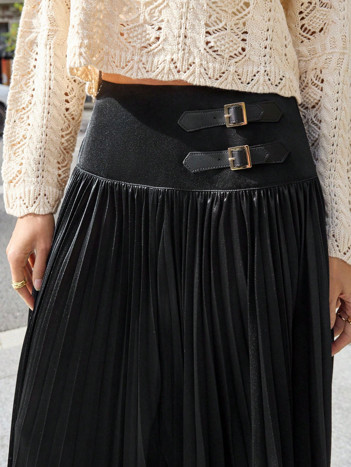 SHEIN maxi szoknya, fekete